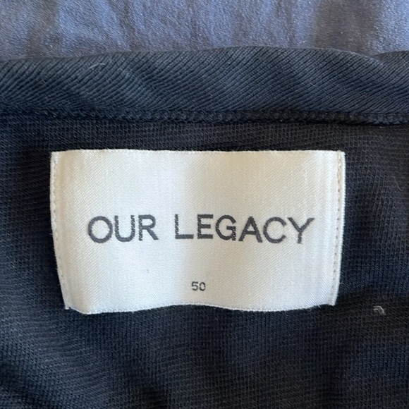 Our Legacy black terry tee oversized, made in Portugal. Size 50/L - Picture 3 of 10